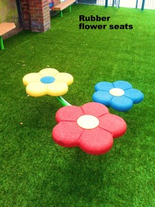 3 flower seat