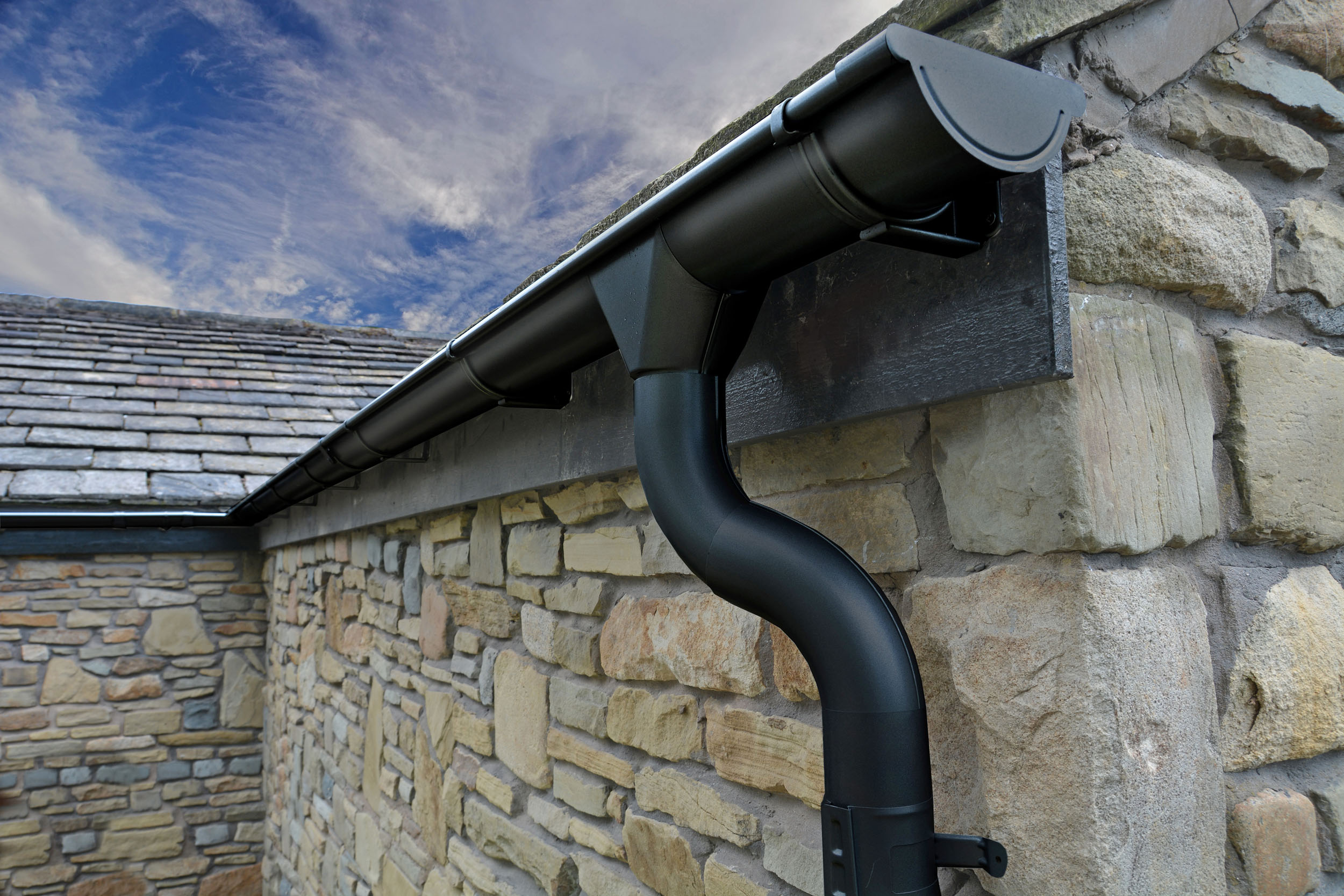 Black gutter and fascia board Design Buy Build