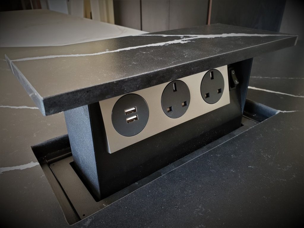 Sbox Socket S-Box™ Chameleon - “Invisible” Pop-Up Sockets! - Design Buy Build